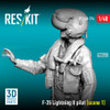 RESRSF480174F 1:48 ResKit F-35 Lightning II Standing Pilot Figure - Scene 1