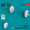 RESRS480594 1:48 ResKit A-4 Skyhawk Early Weighted Wheels Set