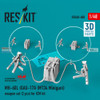 RESRSU480608U 1:48 ResKit MH-60L Blackhawk Weapons Set [M134 Minigun] (ICM kit)