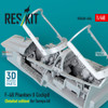 RESRSU480624U 1:48 ResKit F-4B Phantom II Cockpit Set Detailed Edition (TAM kit)