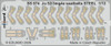 EDUSS874 1:72 Eduard Color Zoom PE - Ju52/3mg4e Seatbelts (AFX kit)