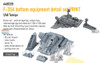 EDU6481220 1:48 Eduard Brassin - F-35A Lightning II Bottom Equipment Detail Set (TAM kit)