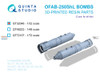 QTSQT32046 1:32 Quinta Studio OFAB-250ShL Bomb Set