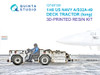 QTSQT48138 1:48 Quinta Studio US Navy A/S32A-49 Deck Tractor (long)
