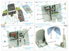 QTSQD48709 1:48 Quinta Studio 3D Decal - SBD-3 SBD-4 Dauntless Pilot's Cockpit (ACA/ACM kit)