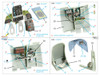 QTSQD48710 1:48 Quinta Studio 3D Decal - SBD-5 Dauntless Pilot's Cockpit (ACA/ACM kit)