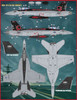FUR48105 1:48 Furball Aero Design F-18E F-18F Super Hornet EA-18G Growler F-35C Lightning II 'Team Shogun CVW-9 at War: Operation Epic Fury'