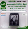 ASKA32045 1:32 ASK/Art Scale AS-27 / ARN-5 Antenna Set (for B-17 B-24 B-25 B-26 B-29 DC-3 C-47)