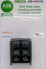 ASKA48100 1:48 ASK/Art Scale B-25 Mitchell Pilot Seats with Seatbelts & Control Columns (HKM kit)