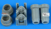 ARS7407 1:72 Aires Sepecat Jaguar Exhaust Nozzle Set (HAS kit)