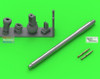 MASGM48008 1:48 Master Model - Cromwell Mk.IV QF 75mm Gun Barrel & BESA Machine Gun Tips (TAM kit)