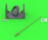MASAM32148 1:32 Master Model Whip Antenna for P-51 Mustang with Malcolm Hood Canopy