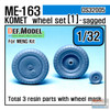 DEFDS32005 1:32 DEF Model Me 163 Komet Sagged Wheel Set #1 (MNG kit)