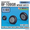 DEFDS48011 1:48 DEF Model Bf 109G-6 Wheel Set #1 (TAM kit)