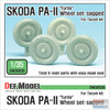 DEFDW30035 1:35 DEF Model Skoda PA-II Turtle Sagged Wheel Set (TAK kit)