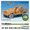DEFDW35008 1:35 DEF Model LRD Wolf 'W.M.I.K' Mich.235 Sagged Wheel Set (HBS kit) #DW35008