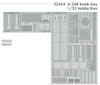 EDU32454 1:32 Eduard PE - A-26B Invader Bomb Bay Detail Set (HBS kit)