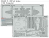 EDU32460 1:32 Eduard PE - F-100F Super Sabre Air Brake Set (TRP kit)