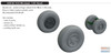 EDU632136 1:32 Eduard Brassin F-18E Super Hornet Wheels (REV kit)