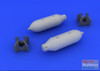 EDU648081 1:48 Eduard Brassin WW2 US 500lb Bombs Set (2 pcs) EDU648081 1:48 Eduard Brassin WW2 US 500lb Bombs Set (2 pcs)