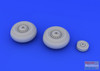 EDU672025 1:72 Eduard Lancaster Wheels Set (AFX kit)
