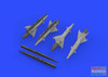EDU672191 1:72 Eduard Brassin RS-2US Missiles for MiG-21 (EDU kit)
