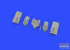 EDU672193 1:72 Eduard Brassin MiG-21MF Fishbed Airbrakes (EDU kit)