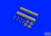 EDU672211 1:72 Eduard Brassin LAU-10/A Zuni Rocket Pods Set