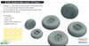 EDU672230 1:72 Eduard Brassin Shackleton MR.3 Wheels Set (REV kit)