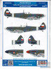 EDUD48019 1:48 Eduard Decals - Spitfire Mk IX Czechoslovak National Insignia and Squadron Badges