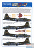 KSW132130 1:32 Kits-World Decals - B-17E Flying Fortress 'Early War B 17E Heavies over the Pacific Nose Art'