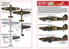 KSW148210 1:48 Kits-World Decals Pre-& Early WW2 Serial and Cocarde Markings 1938-40 for Hurricane