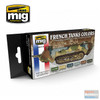 AMM7110 AMMO by Mig Paint Set - French Tank Colors 1914-1940