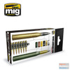 AMM7124 AMMO by Mig Paint Set - WW2 Ammunition Colors