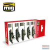 AMM7161 AMMO by Mig Paint Set - Modern Russian Camouflage Colors Vol 2