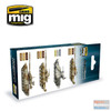 AMM7162 AMMO by Mig Paint Set - Russian Expo Camouflage Scheme