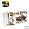 AMM7165 AMMO by Mig Paint Set - King Tiger Interior Colors
