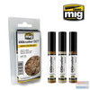 AMM7512 AMMO by Mig Oilbrusher Set - Earth Colors