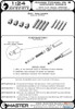 MASAM24014 1:24 Master Model Hawker Typhoon Mk.IB Uncovered Barrels (with flat recoil springs)