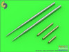 MASAM32070 1:32 Master Model MiG-17PF Fresco D Gun Barrels & Pitot Tube Set