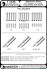 MASGM35019 1:35 Master Model German 2cm Cartridges 3 Types (Flak 30/38 KwK 30/38)