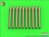 MASSM700043 1:700 Master Model British 12in/45 (30.5cm) QF Mark X Barrels (10pcs)