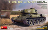 MIA35290 1:35 Miniart T-34/85 with D-5T Plant 112 Spring 1944 [Interior kit]