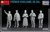 MIA38037 1:35 MiniArt French Civilians 1930-40s Figure Set