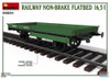 MIA39004 1:35 Miniart Railway Non-Brake Flatbed 16.5-ton