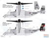 ORDFL48025 1:48 Flying Leathernecks Decals US Marine Corps MV-22B Osprey 'The Tiltrotor Tango'