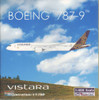 PHX11618 1:400 Phoenix Model Vistara Boeing 787-9 Reg #VT-TSD (pre-painted/pre-built)