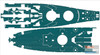 PONF37026FB 1:350 Pontos Model Advanced Detail Set - USS Missouri BB-63 1945 with Deck Blue Wooden Deck (TAM kit)