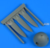 QBT32248 1:32 Quickboost Bf 109G Propeller (HAS kit)