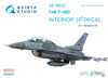 QTSQD48032 1:48 Quinta Studio Interior 3D Decal - F-16D Falcon (HAS kit)